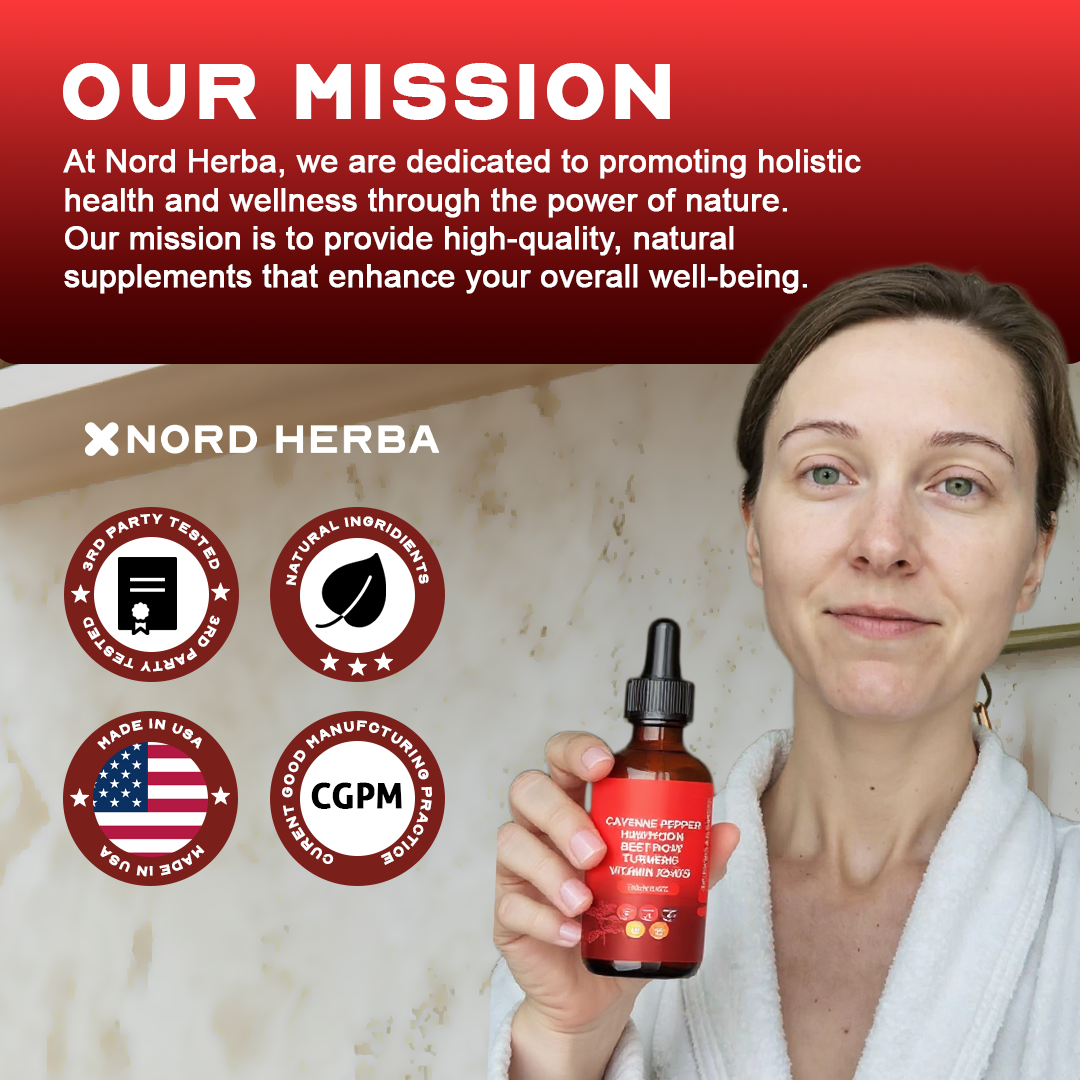 New High-Potency Liquid Drops for Energy & Warmth | NordHerba Cayenne™ Drops