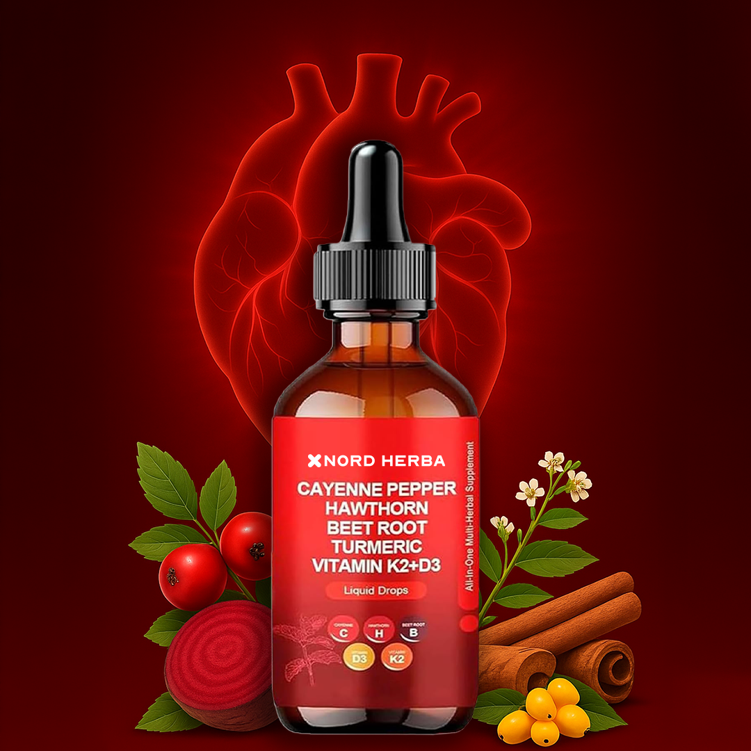 New High-Potency Liquid Drops for Energy & Warmth | NordHerba Cayenne™ Drops